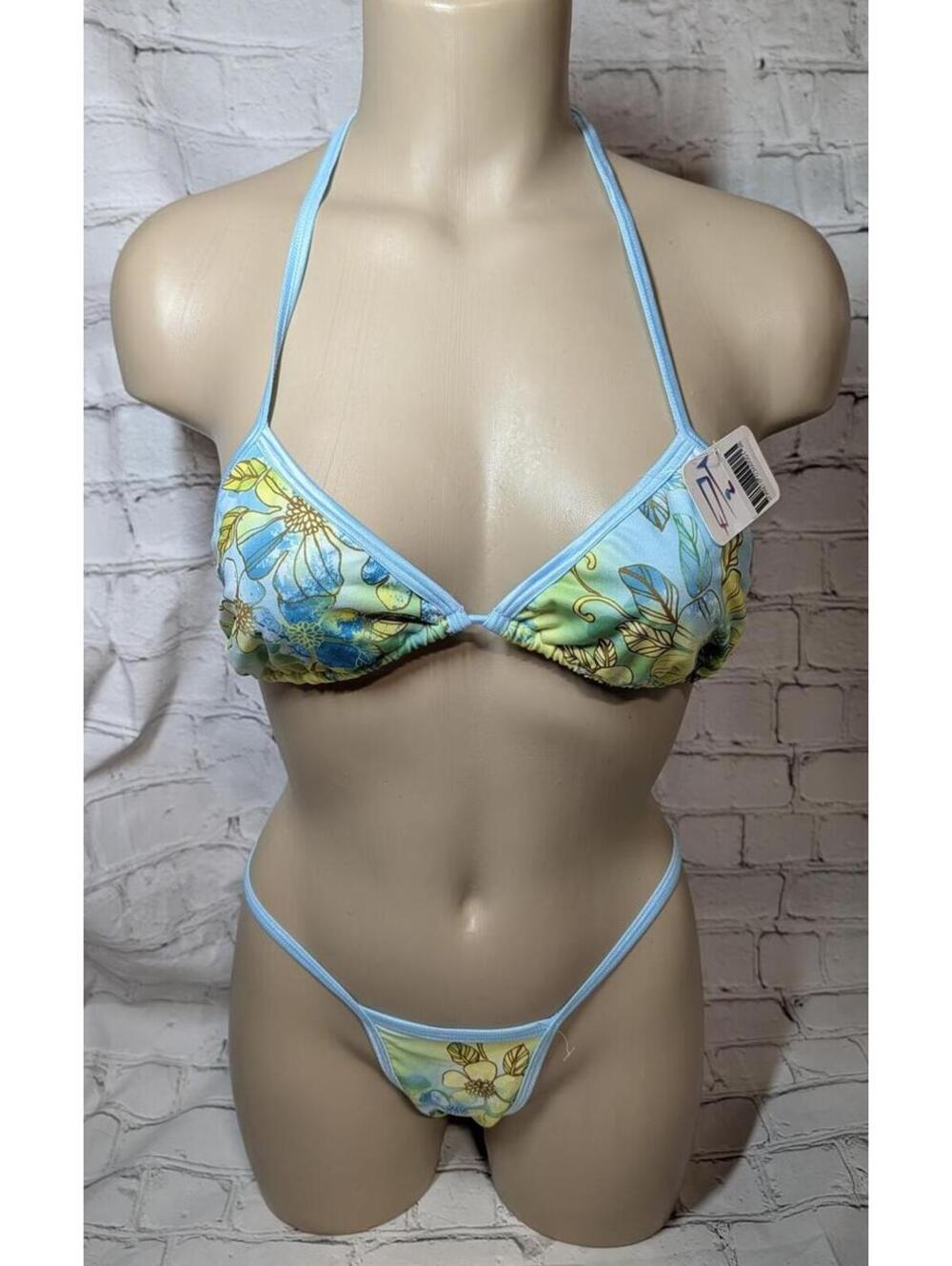BODYZONE VINTAGE 2 piece dancer set top & t back thong NWT